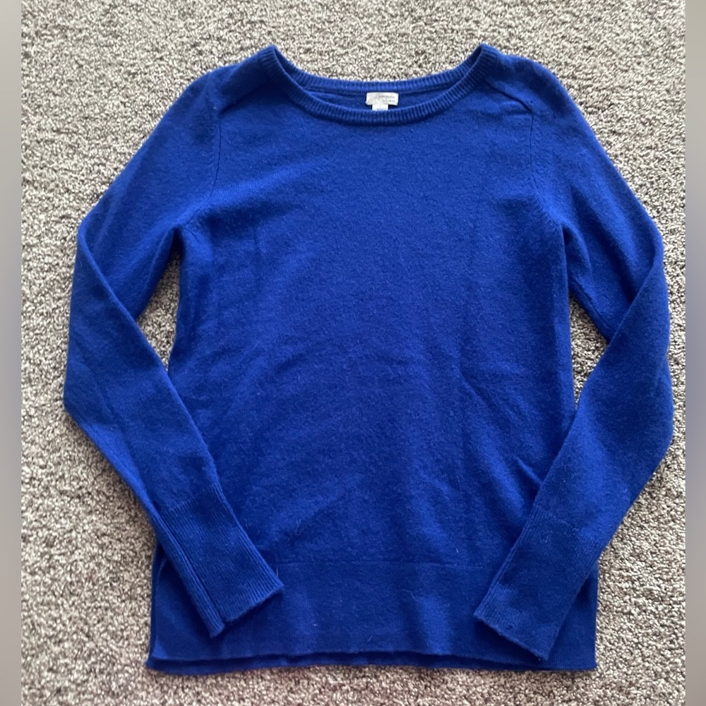 Halogen Women's Blue Cashmere Sweater